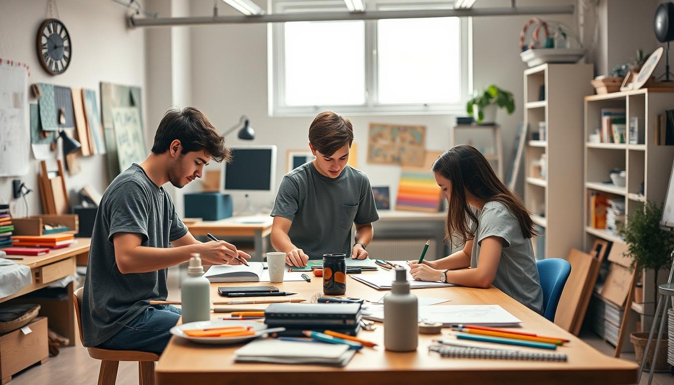 Digital learning platform with online study materials